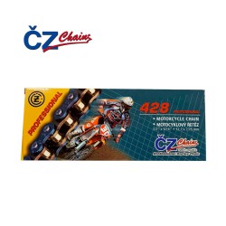 CZ Gold Chain 428 MX 128 ELOS